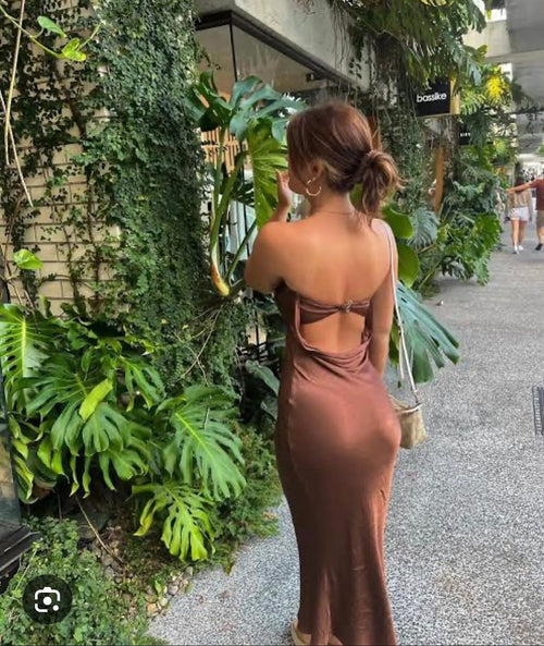 Bec & Bridge Moon Dance Strapless - chocolate