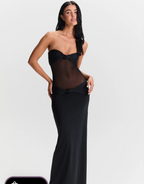 Sasha Therese Amara maxi - black