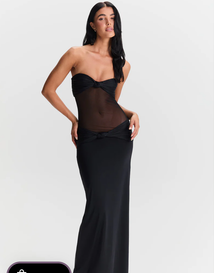 Sasha Therese Amara maxi - black