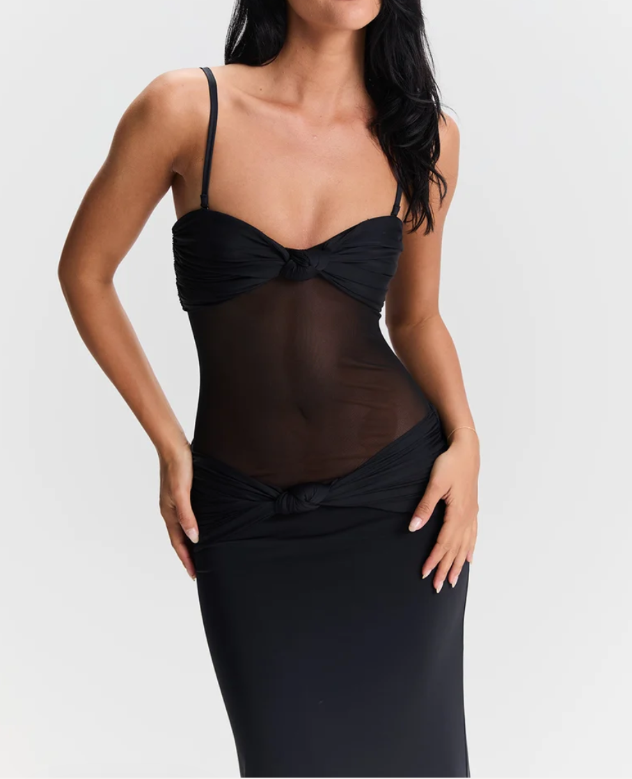 Sasha Therese Amara maxi - black