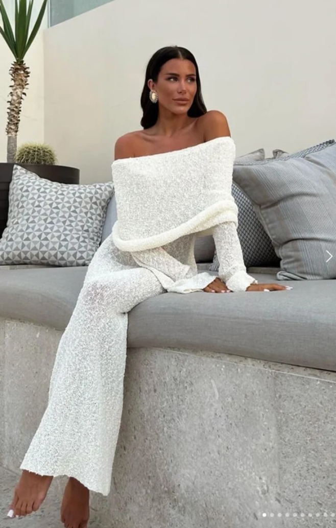 Meshki Marisol dress - ivory
