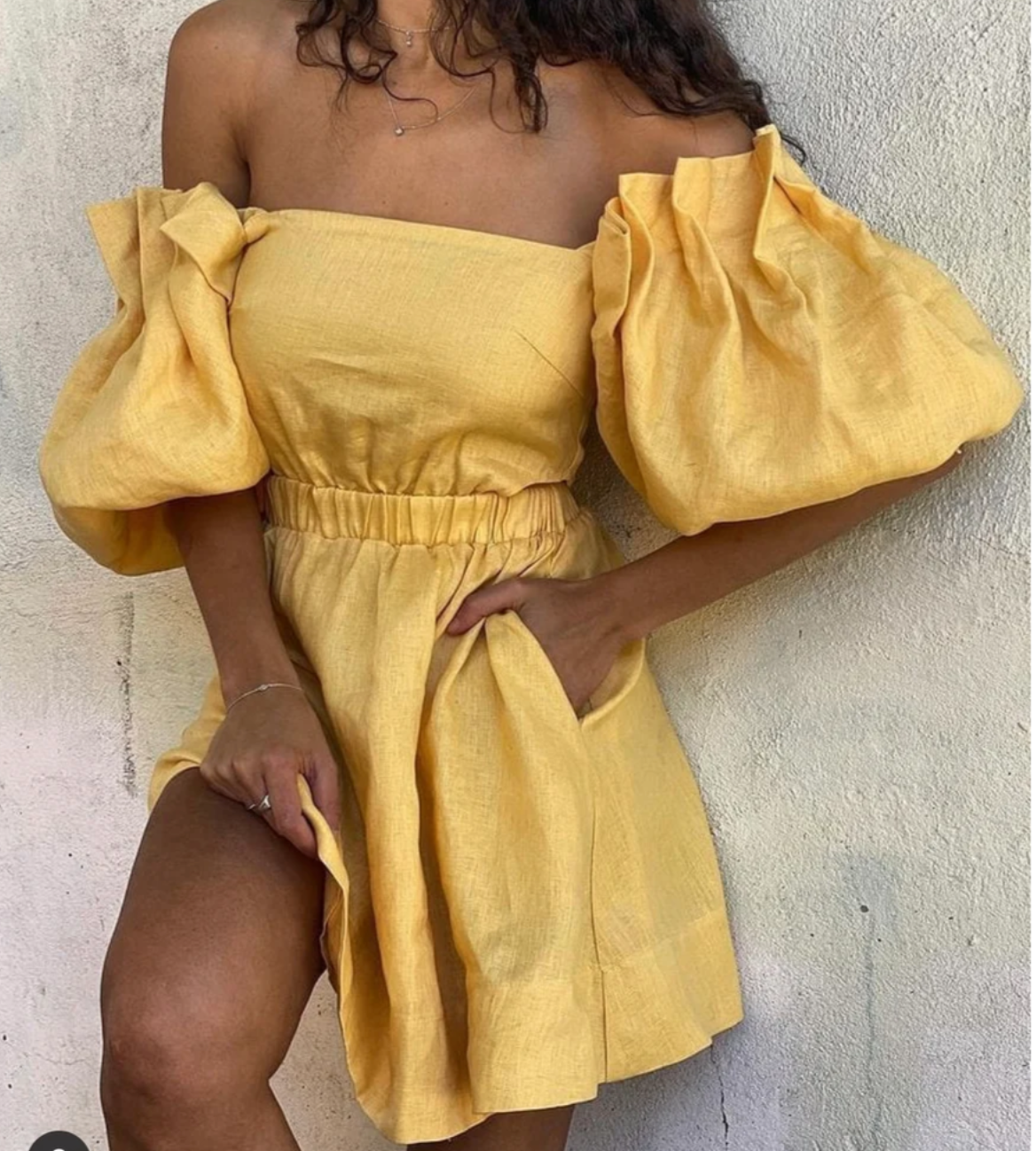 Sovere Noble Mini dress - buttercup