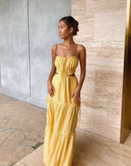 Bec and Bridge Alexandra Tie dress - yellow