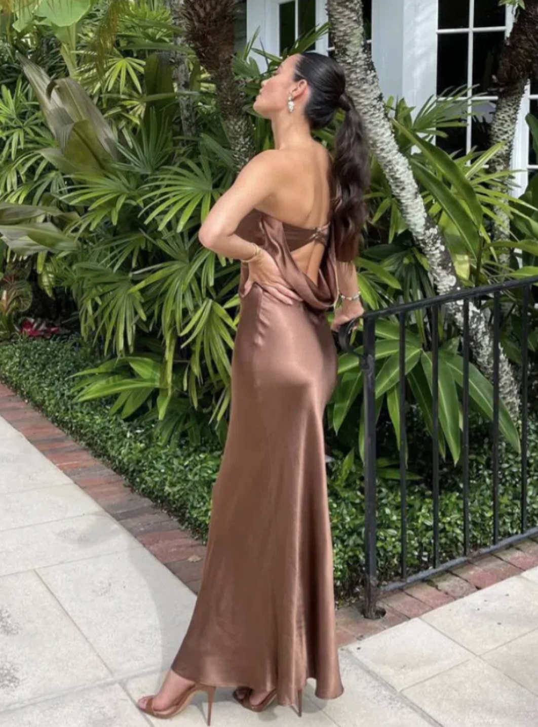 Bec & Bridge Moon Dance Strapless - chocolate