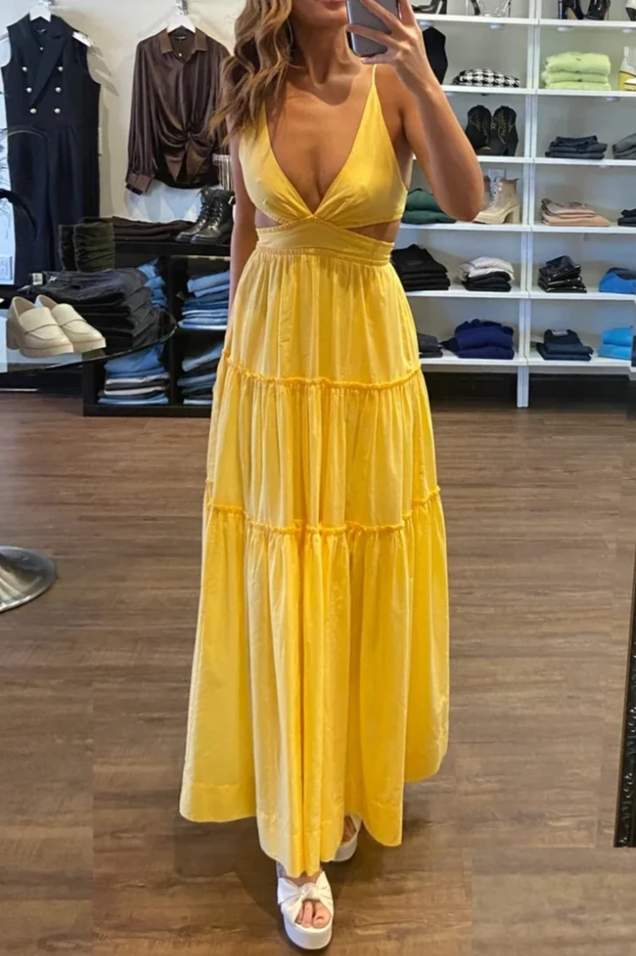 Bec & Bridge Carla V Maxi - yellow
